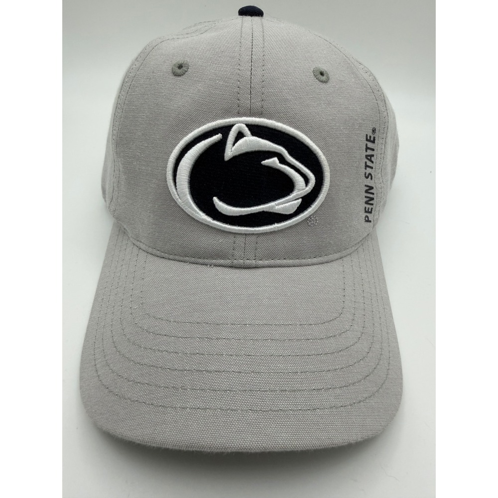 Penn State Nittany Lions Hat Captivating Headwear Gray Navy Adjustable Cap ACER